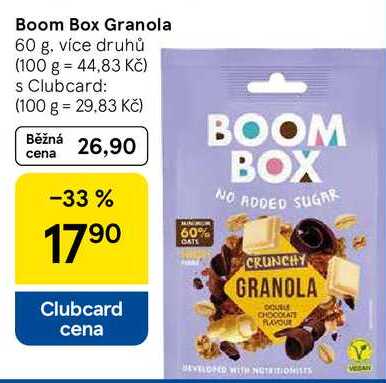 Boom Box Granola, 60 g, více druhů  