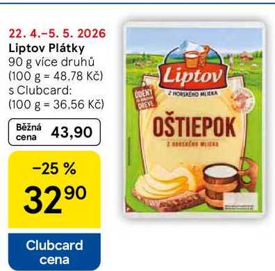 Liptov Plátky, 90 g  