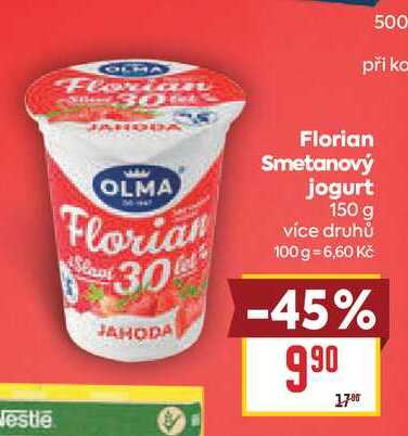 Florian Smetanový jogurt 150 g