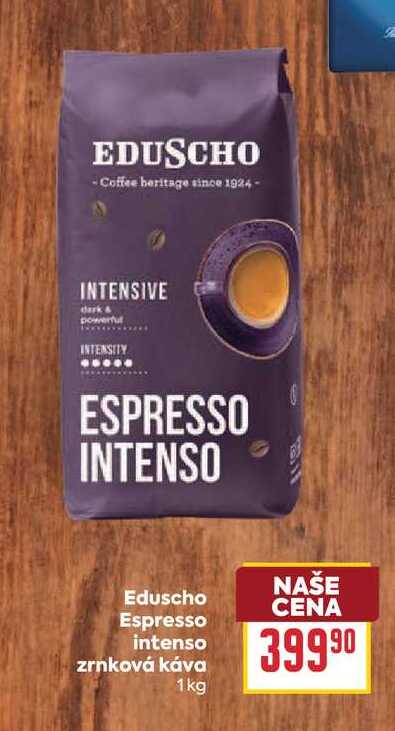 Espresso intenso zrnková káva 1kg