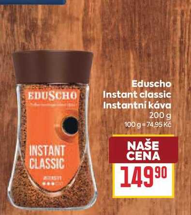Eduscho Instant classic Instantní Κάνα 200 g 