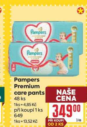 Pampers Premium care pants 48 ks 