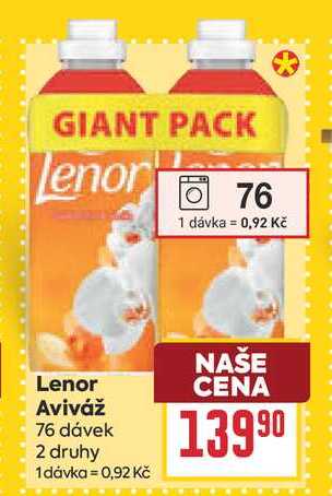 Lenor Aviváž 76 dávek