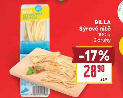 BILLA Sýrové nitě 100 g