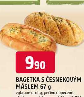BAGETKA S ČESNEKOVÝM MÁSLEM 67 g 