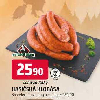 HASIČSKÁ KLOBÁSA 100g