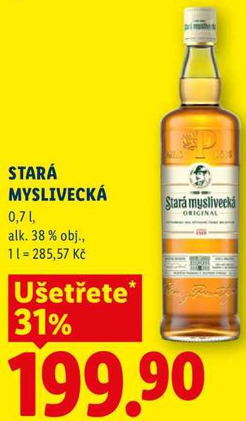 STARÁ MYSLIVECKÁ, 0,7 l