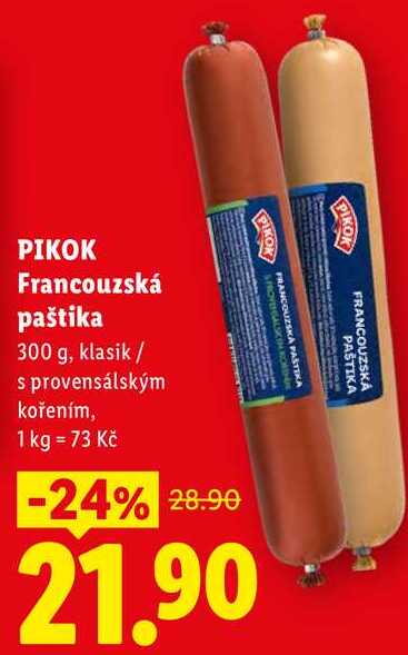 PIKOK Francouzská paštika, 300 g 