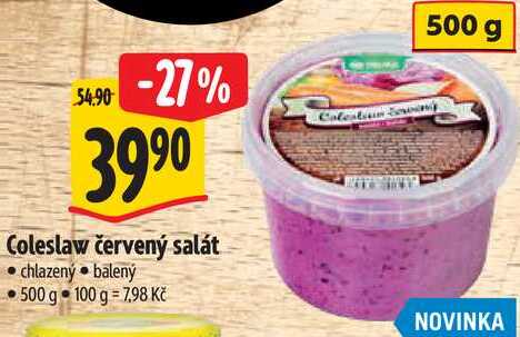 Coleslaw červený salát, 500 g