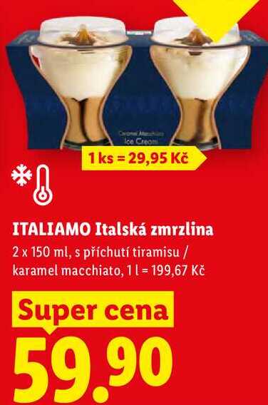 ITALIAMO Italská zmrzlina, 2x 150 ml 
