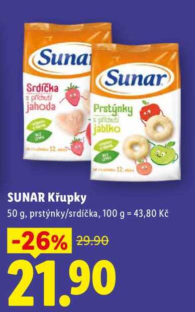 SUNAR Křupky, 50 g