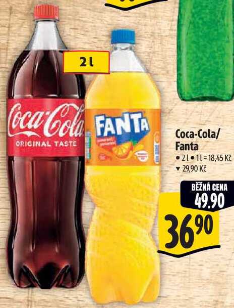 Coca-Cola/Fanta, 2 l