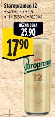 Staropramen 12, 0,5 l 