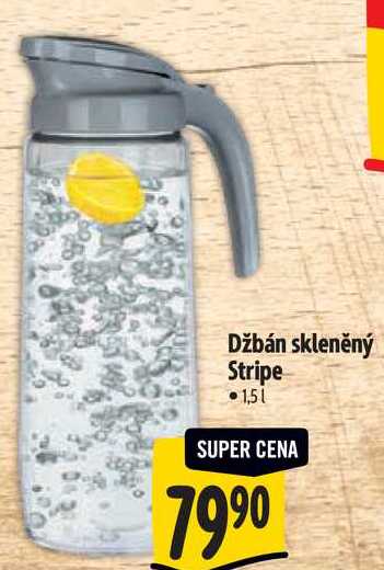 Džbán skleněný Stripe