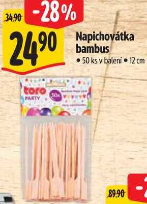 Napichovátka bambus, 50 ks 