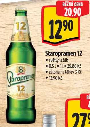Staropramen 12, 0,5 l 