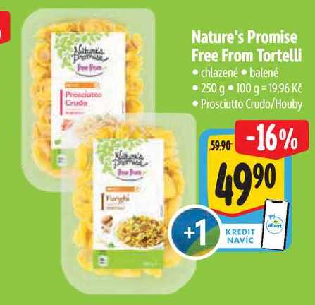 Nature's Promise Free From Tortelli, 250 g 