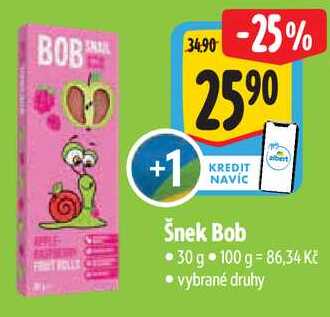 Šnek Bob, 30 g  
