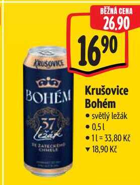 Krušovice Bohém, 0,5 l