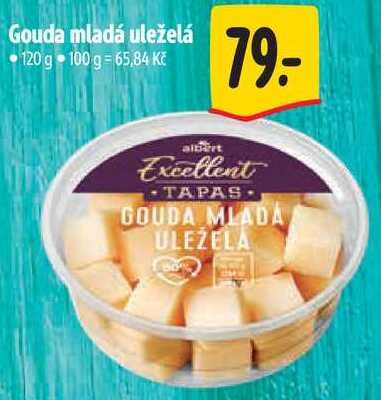 Gouda mladá uleželá, 120 g 