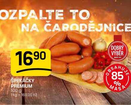 ŠPEKÁČKY PRÉMIUM 100 g 