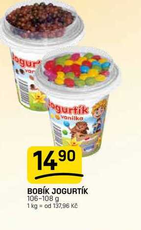 BOBÍK JOGURTÍK 106-108 g 