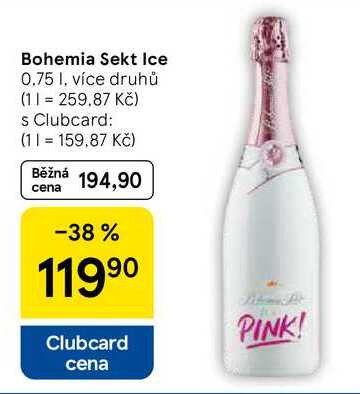Bohemia Sekt Ice, 0.75 l, více druhů  