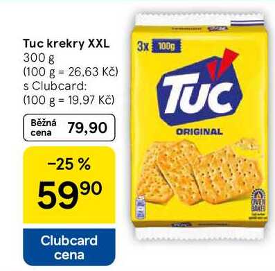 Tuc krekry XXL, 300 g 