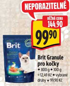 Brit Granule pro kočky, 800 g 