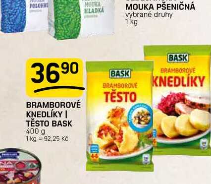BRAMBOROVÉ KNEDLÍKY | TĚSTO BASK 400 g 
