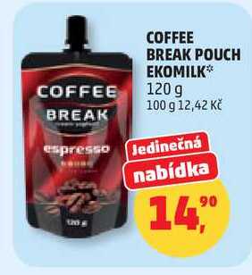 COFFEE BREAK POUCH EKOMILK, 120 g 