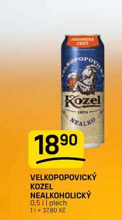 VELKOPOPOVICKÝ KOZEL NEALKOHOLICKÝ 0,5 | plech