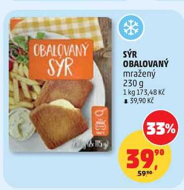 SÝR OBALOVANÝ, 230 g 