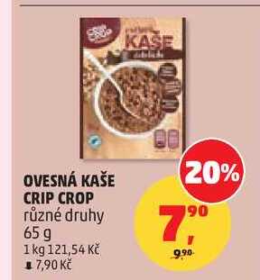 OVESNÁ KAŠE CRIP CROP, 65 g