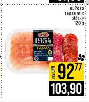 eLPozo tapas mix plátky 120 g