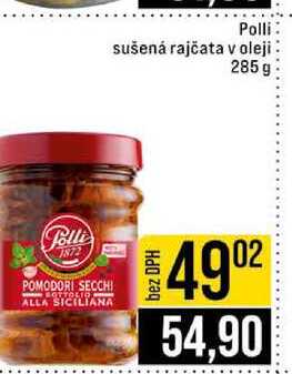 Polli sušená rajčata v oleji 285 g 