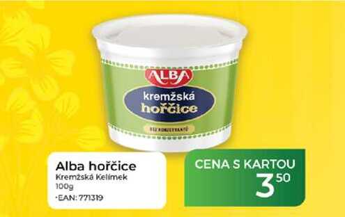Alba hořčice Kremžská Kelímek 100g 