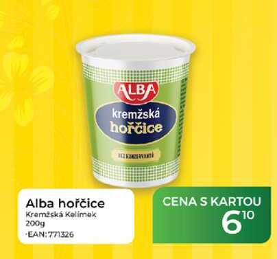 Alba hořčice Kremžská Kelímek 200g  