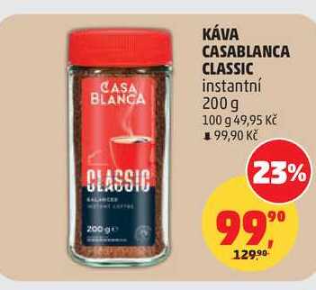 KÁVA CASABLANCA CLASSIC instantní, 200 g
