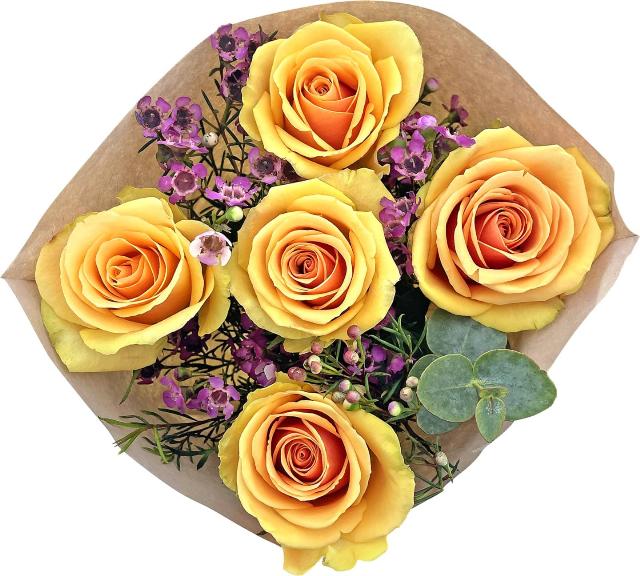 Kytice růží s přízdobou