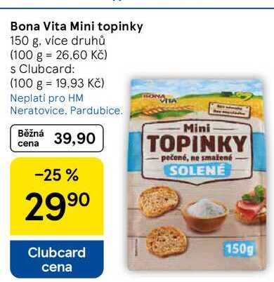 Bona Vita Mini topinky, 150 g, více druhů  