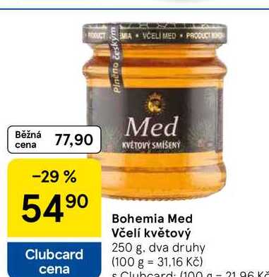 Bohemia Med Včelí květový, 250 g 