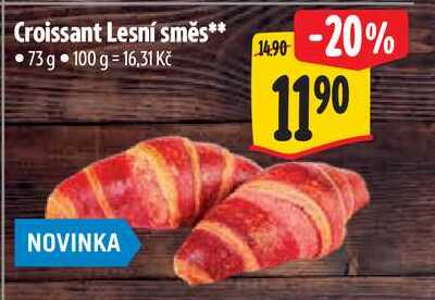 Croissant Lesní směs, 73 g 