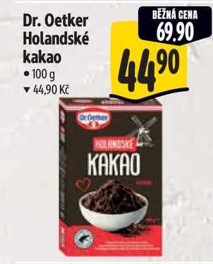 Dr. Oetker Holandské kakao, 100 g