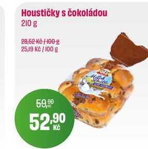 Houstičky s čokoládou 210 g 