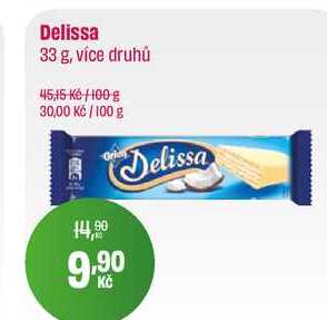Delissa 33 g, více druhů