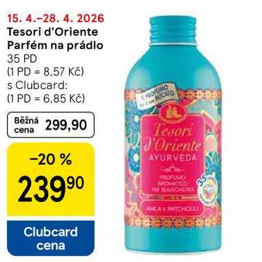 Tesori d'Oriente Parfém na prádlo, 35 PD 