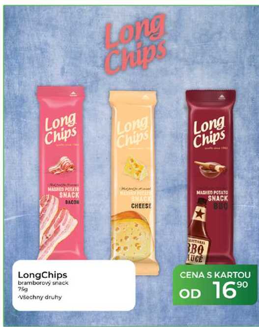 LongChips bramborový snack 75g 