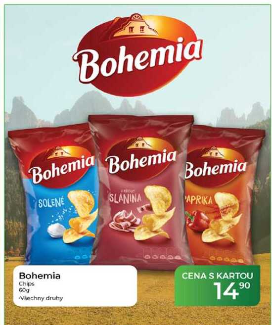 Bohemia Chips 60g 