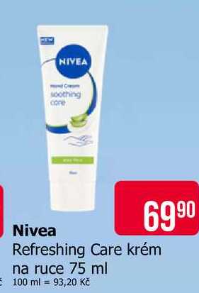 Nivea Refreshing Care krém na ruce 75 ml 